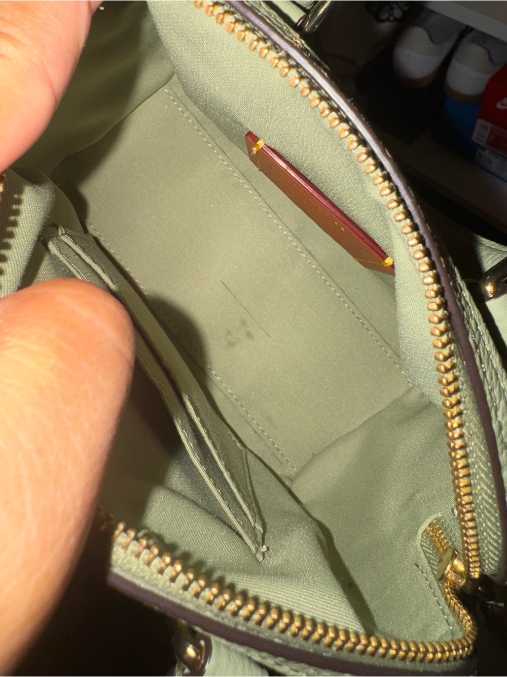 Mini Rowan Crossbody Bag In Signature Leather - Picture 4 of 5